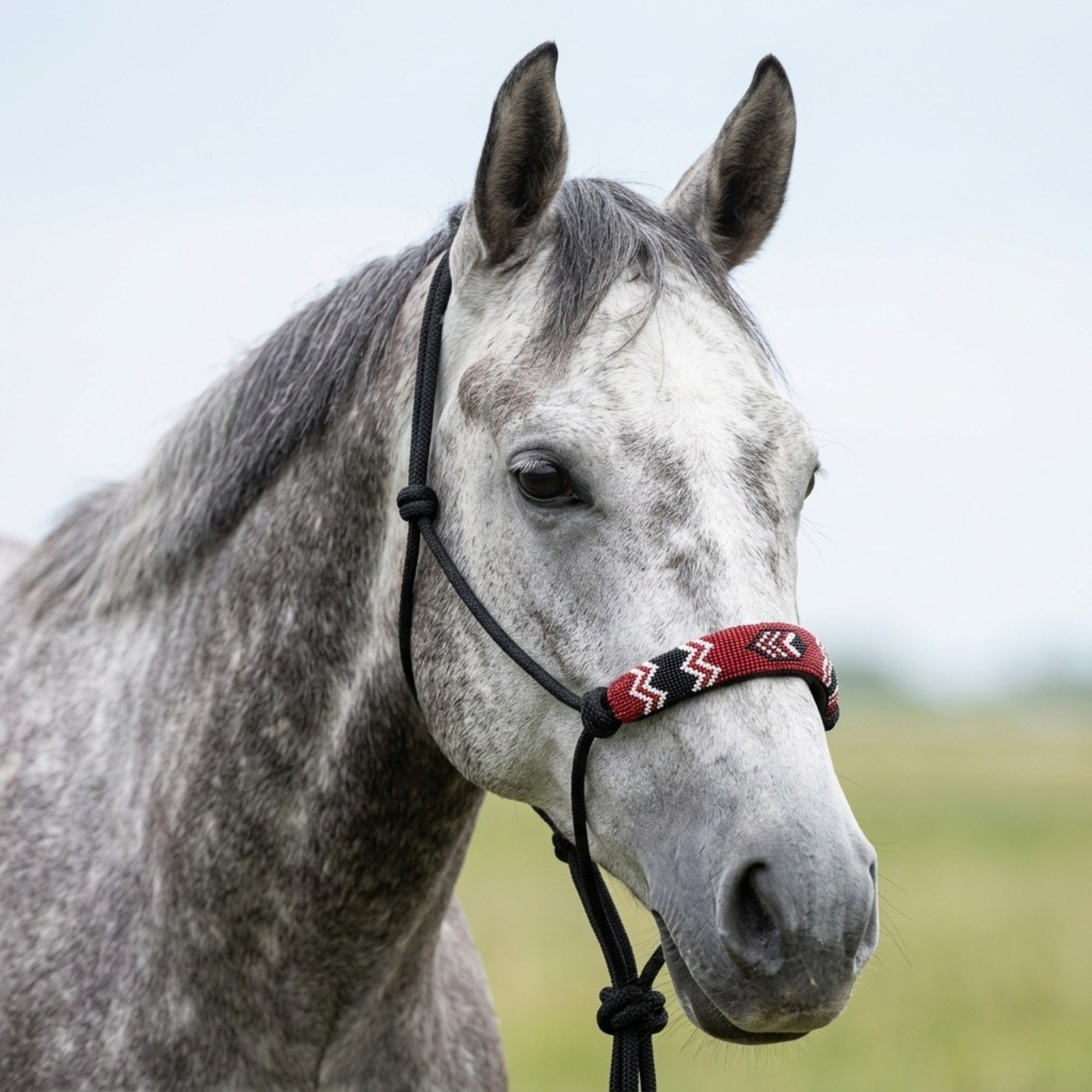 Because Plain is Boring - Beaded Rope Halter