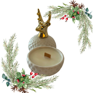 
                  
                    Christmas Stag Candle - 2024 Holiday Collection
                  
                