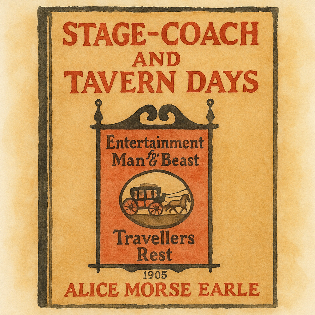 Stage-Coach & Tavern Days — Alice Morse Earle (1905 Reprint, Decorative Cloth)