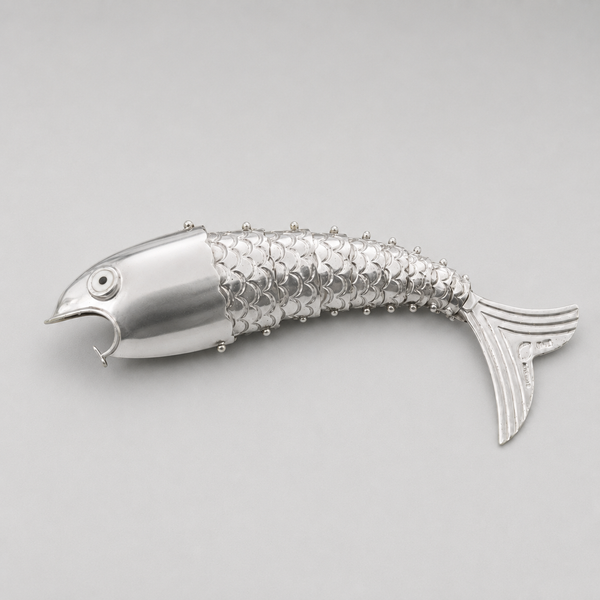 Silver Plate Articulating Fish Bottle Opener
