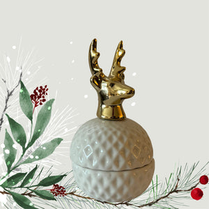 
                  
                    Christmas Stag Candle - 2024 Holiday Collection
                  
                